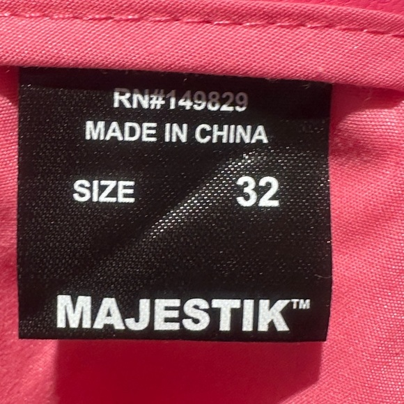 NWT Majestik Barbie Pink Stacked Denim Cargo Utility Pants Y2K Streetwear SZ 32 - Picture 6 of 17